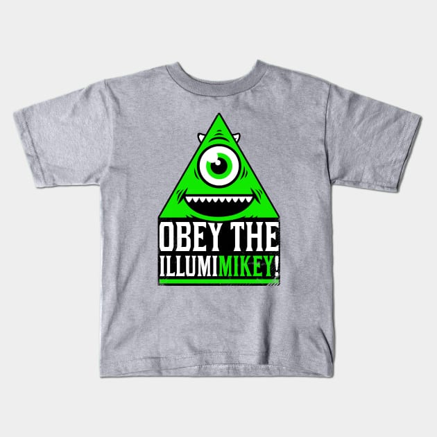 Obey the Illumimikey! Kids T-Shirt by blairjcampbell